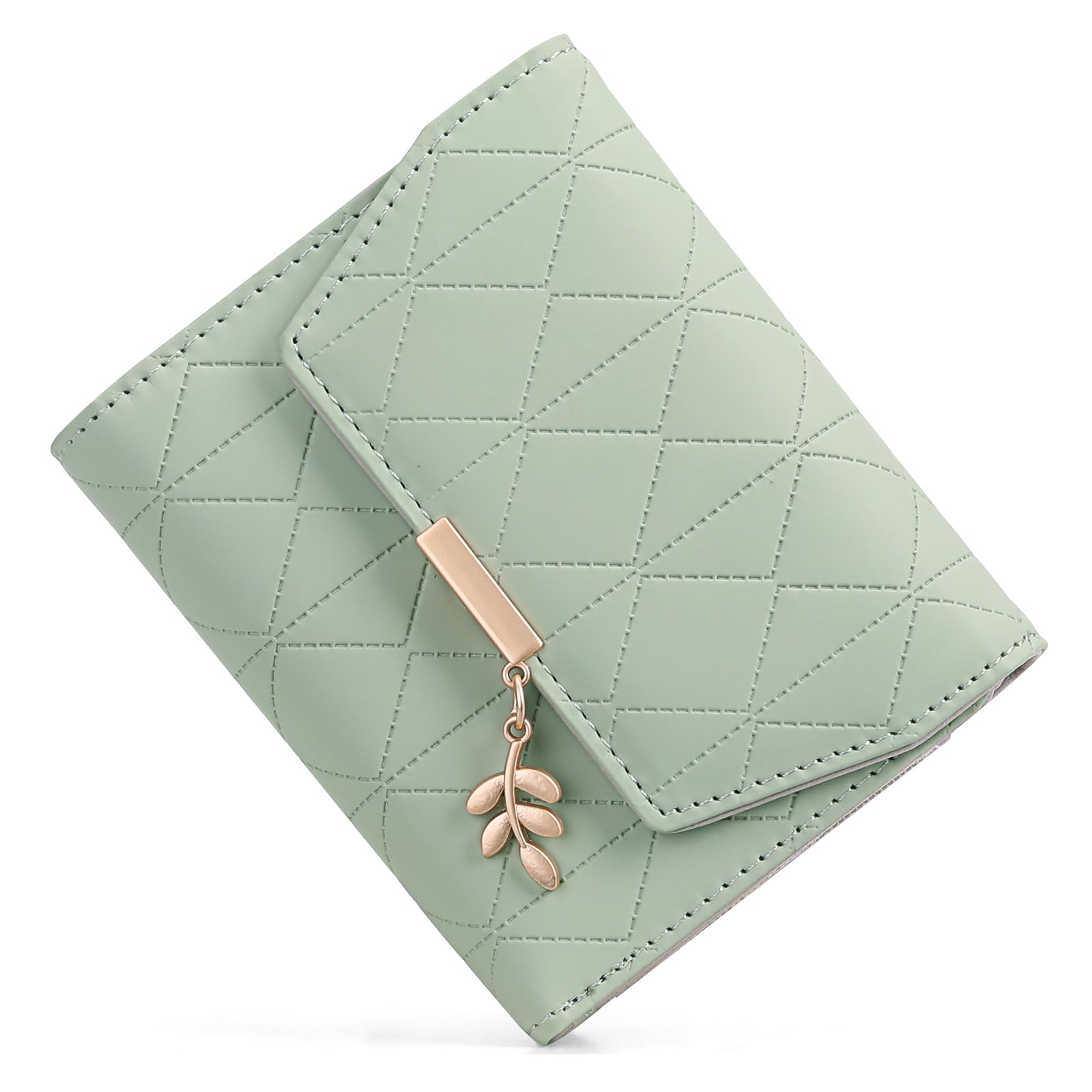 

RNIEGA Women s Bifold Wallet, Popular, Lightweight, Compact, Small, Folding Wallet with Coin Purse, Card Slots, and Anti-Skimming Features, Cute,