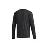 Adidas Logo Print Crew Neck Long Sleeve T-Shirt Men Tops Black DM4271