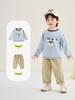 Kaka Panda Children's Spring & Autumn Woven Trousers - Unisex Casual Pants