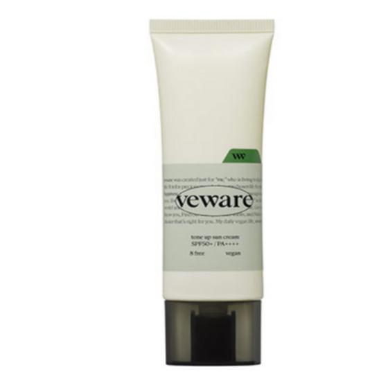 a0568 VEWARE Веганский тонирующий солнцезащитный крем SPF50+ PA++++ 50 мл Vegan Tone-Up Sun Cream