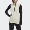Adidas X Karlie Kloss Collaboration Zip Collar Sports Vest Women Vests White HB1447