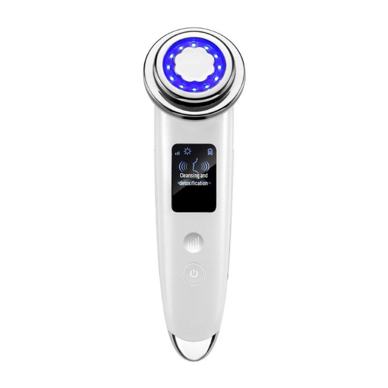 Microcurrent Red Light Facial Beauty Instrument for Skin Rejuvenation and Firming