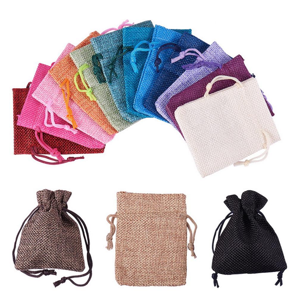 15 Colors Cute Mini Drawstring Bags for Kids Candy Jewelry Storage