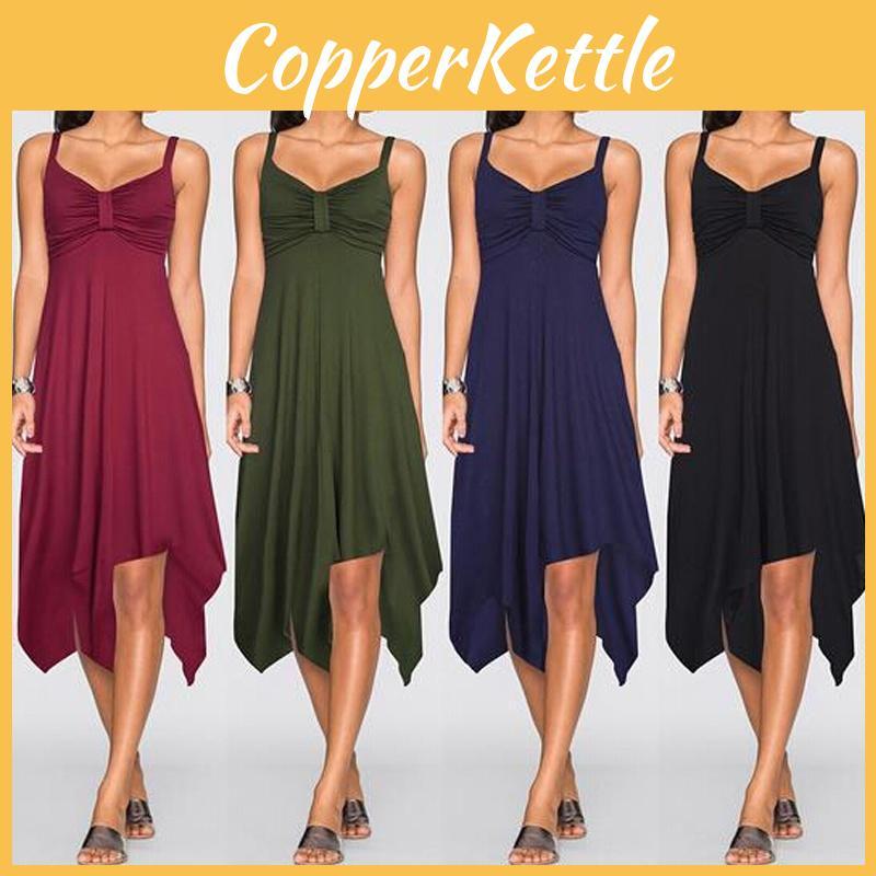 Women Midi Dress For Summer With Elegant Sleeveless Design And G-string Style**