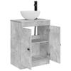 Bathroom Vanity with Sink Concrete Grey 54 x 35 x 83 cm