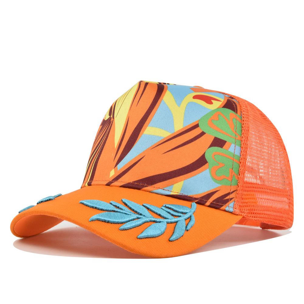 2026 Neue Bestickte Bedruckte Netz-Kappe Outdoor Reisen Atmungsaktive Entenschnabel-Hüte Damen und Herren Sonnenschutz Baseballkappen