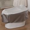 Yousheng Waterproof Toilet Cover Stain-Proof Fabric Easy to Clean Breathable Anti-Mildew Toilet Lid Cover for Home Bathroom Hotel Dormitory