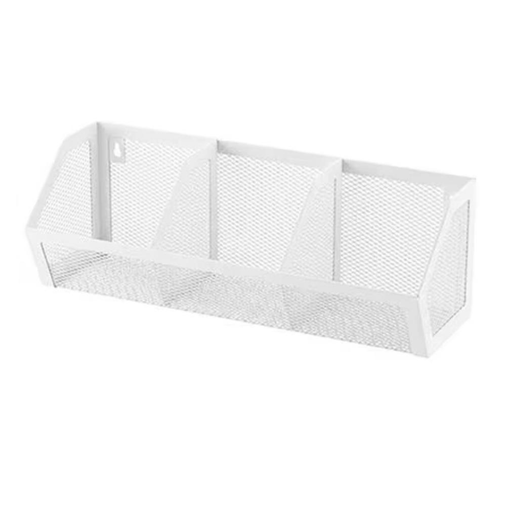 Wall Mounted Vegetable Fruit Storage Rack Large Capacity Garlic Ginger Hanging Basket  Bathroom