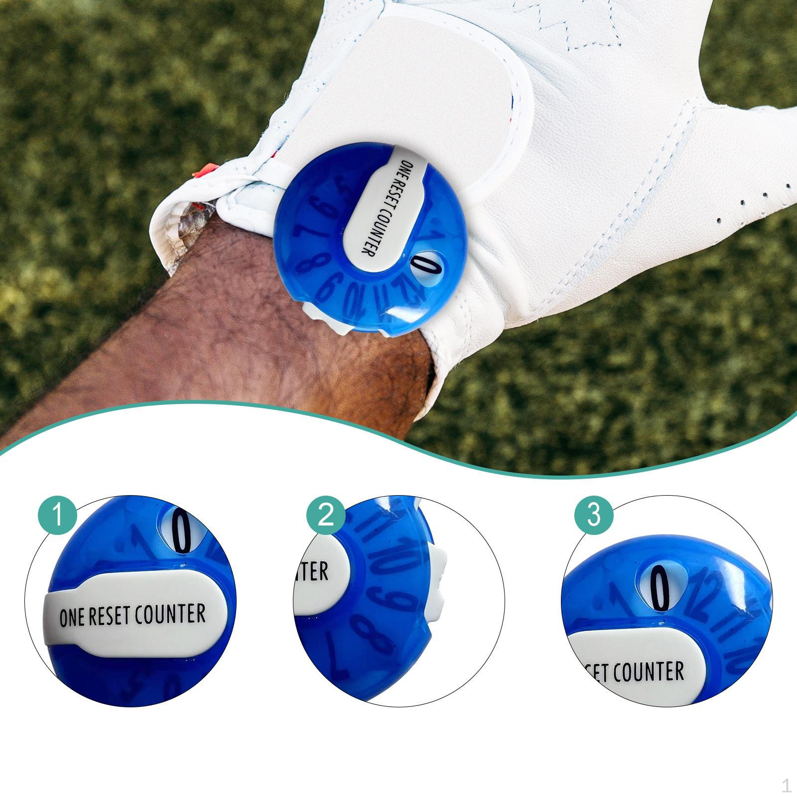 

Счетчик очков для гольфа Solid Clip on Mini Stroke для женщин Outdoor Scorekeeper прозрачный красный transparent blue