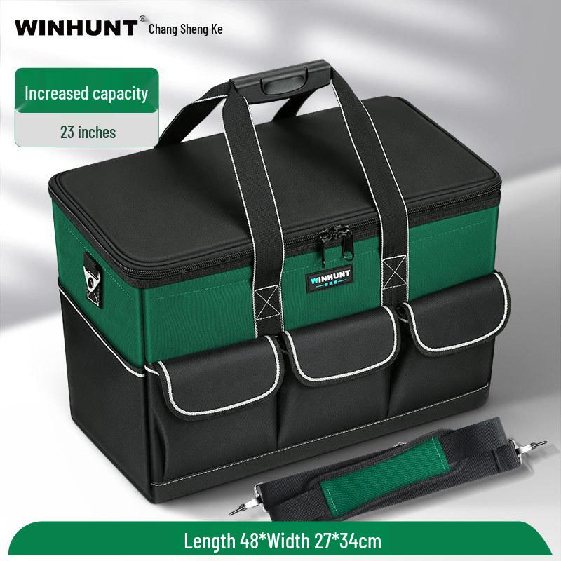 Everwinner Durable Canvas Electrician Tool Bag - Sturdy, Thickened, and Wear-Resistant