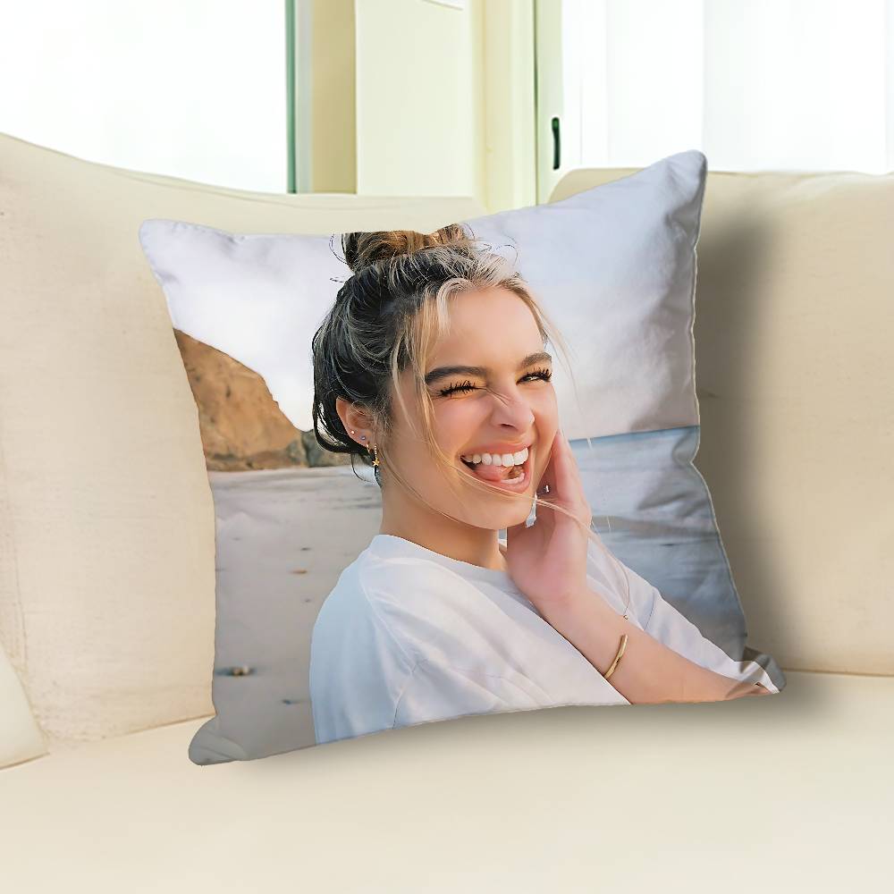 A-Addison Rae Singer Pillow Cases for Bedroom Living Room Sofa Home Decor Polyester Cushion Cover with Zipper