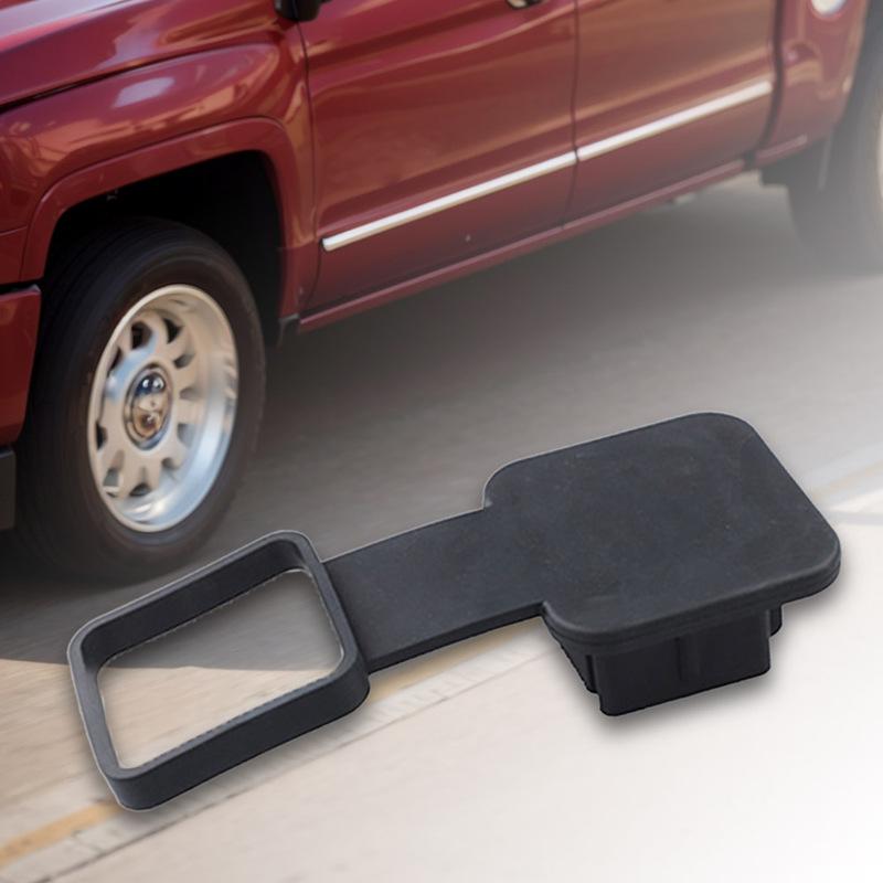 Trailer Hitch Receiver Cover Plug Waterproof Tube Cap Protector Tow Plug Tube Cap Protector 2 Inch Receiver Auto Square Plug