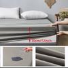 2025 Waterproof Bed Sheet,Soft and Comfortable Bedding Fitted Sheet Solid Color Mattress Protector,(Without Pillowcase)