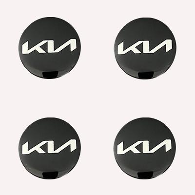 4Pcs 56mm Car Styling Wheel Center Hub Cap Stickers Accessories For KIA GT-Line Rio 4 Ev3 ev6 Niro Stonic Sportage Ceed Picanto
