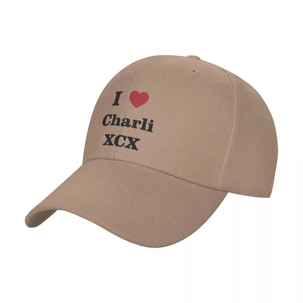 I Love Charli XCX Brat Baseball Caps Unisex Hip-Hop Sun Hats Hat Adjustable Polyester Sports Cap Summer Caps