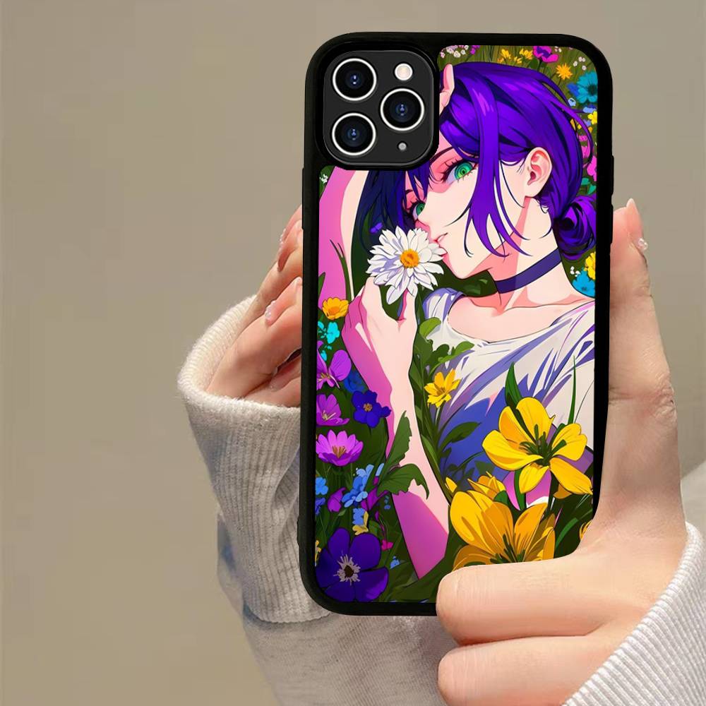 Chainsaw Man The Movie Reze Arc For iPhone 17 16 15 14 13 12 11 Mini Pro Max Plus PC+TPU Back Phone Cover