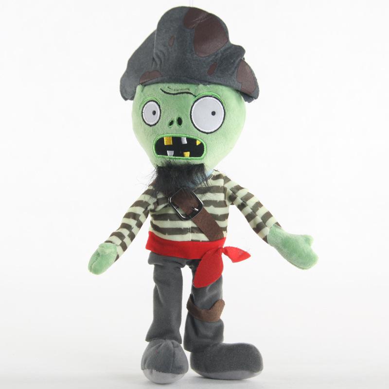 39 Styles 22-30cm Plants Vs Zombies Cosplay Plush Toys PVZ Hats Pirate Duck Zombie Plush Stuffed Toy Doll for Children Kids Gift