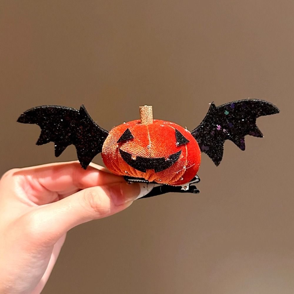 Bow Pumpkin Hair Clips Ghost Witch Hat Hairpins Halloween Hair Clip Halloween Hair Accessories