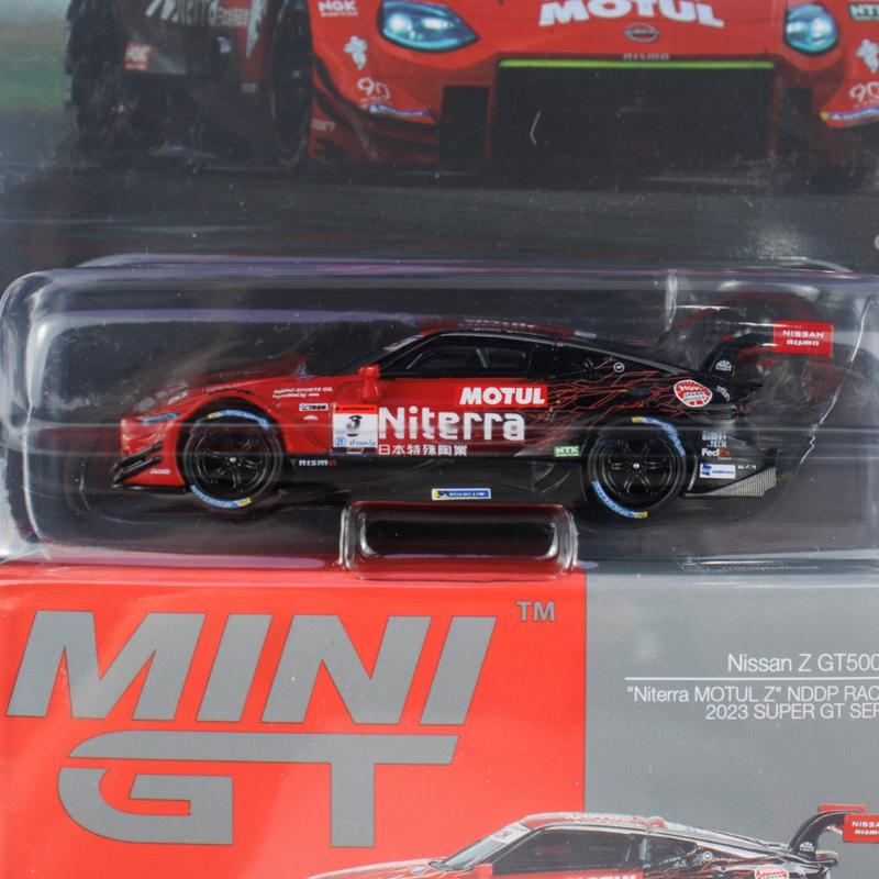MINIGT 1:64 Nissan Z GT500 #3 Niterra Alloy Car Model 765