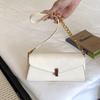 2026 New Niche Crossbody Popular Shoulder Underarm Bag Simple Texture Baguette Fashion Sense Versatile Bag