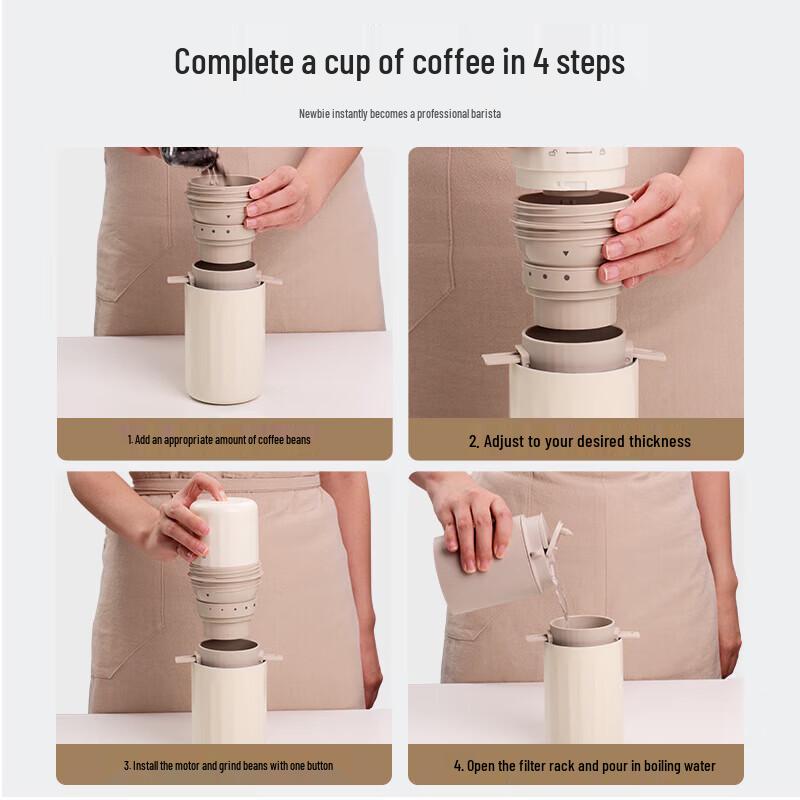 BRUNO Portable Coffee Grinder & Mug 2.0