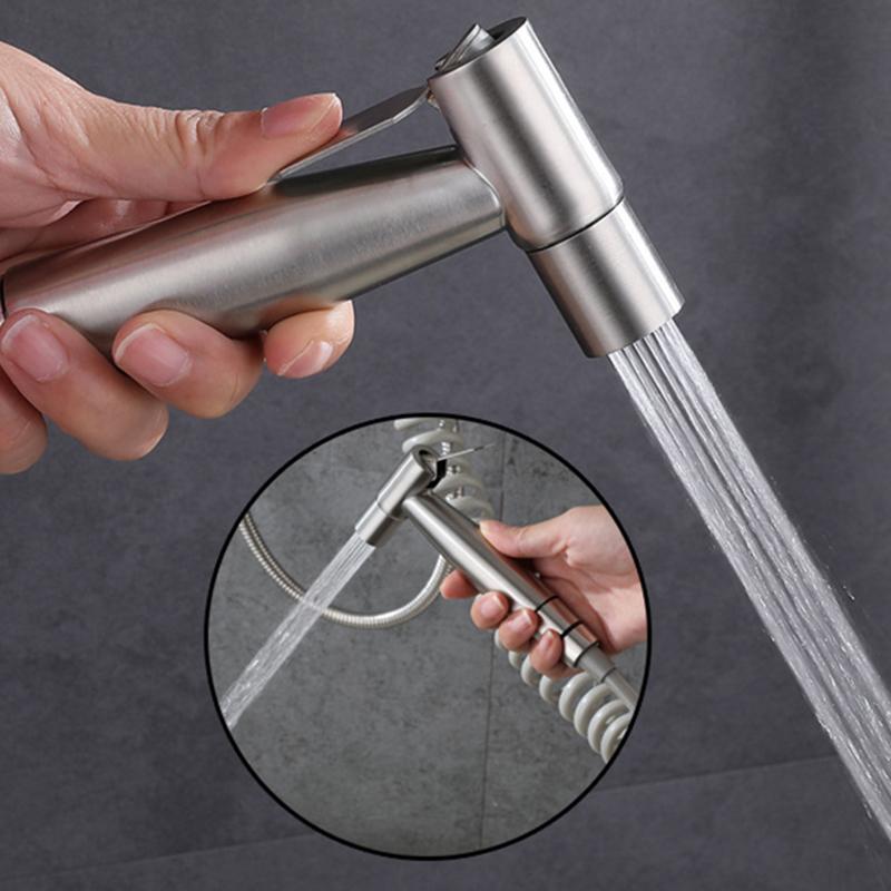 304 Stainless Steel Bathroom Shower Set Household Shower Faucet Wall Mounted Bathtub Faucet Rain Shower Column Bidet Faucet