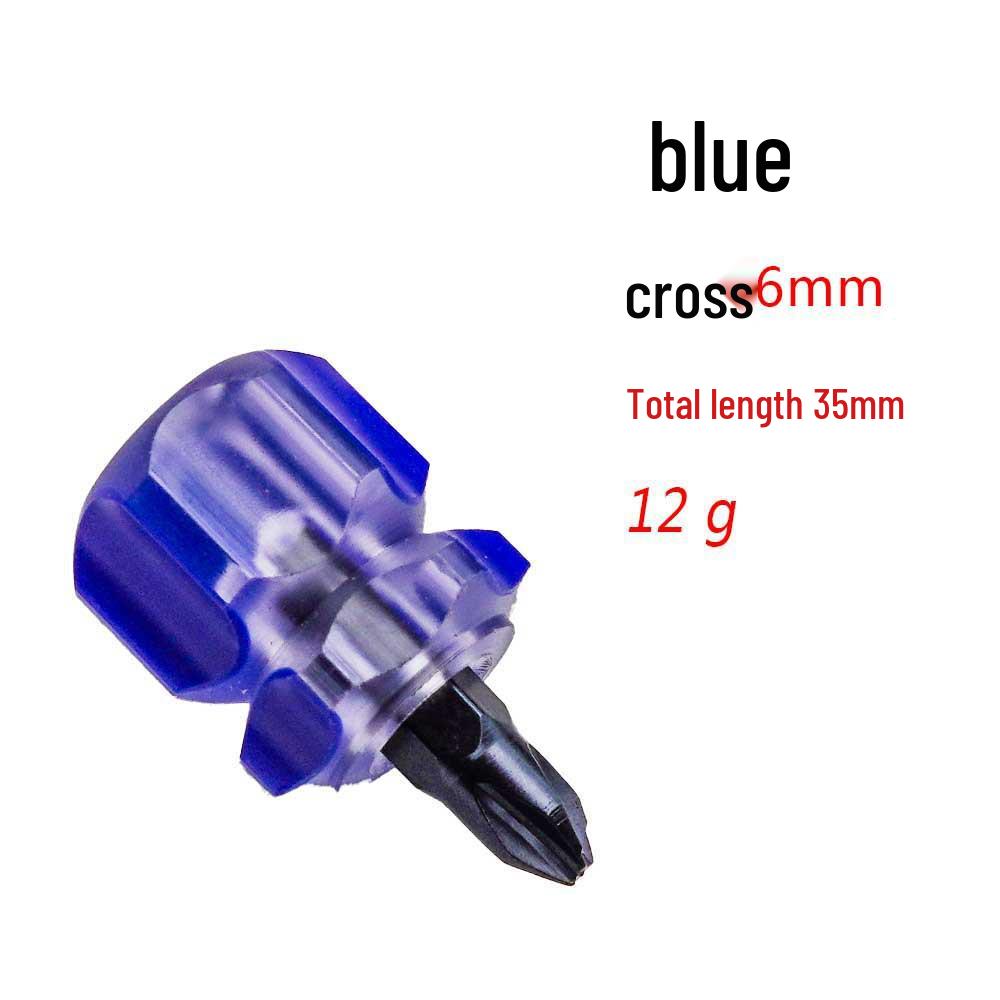 6mm Phillips Flathead Carbon Steel Mini Screwdriver with Color Strip Handle