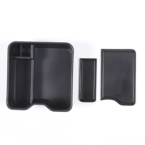 Sauicemy Car Storage Tray, Built-in Console Box, Insert Tray, Center Console Tray, Armrest Box Storage, Phone Tray, Storage Box, Small Item Storage, O