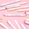 Double Ended Fluorescent Markers Gentle Color Designs Reduces Eye Strain Smooth Writing for School Office Supplies