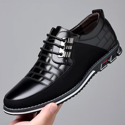 Marke Herren Freizeitschuhe Mode Klassische Herren PU Lederschuhe Heißer Verkauf Atmungsaktiv Business Schnürschuhe Herrenschuhe Übergröße 38-50