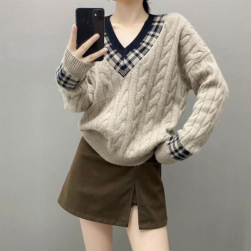Qinghe 100% Pure Cashmere Women's Sweater - Ultra Soft Luxury Winter Pullover