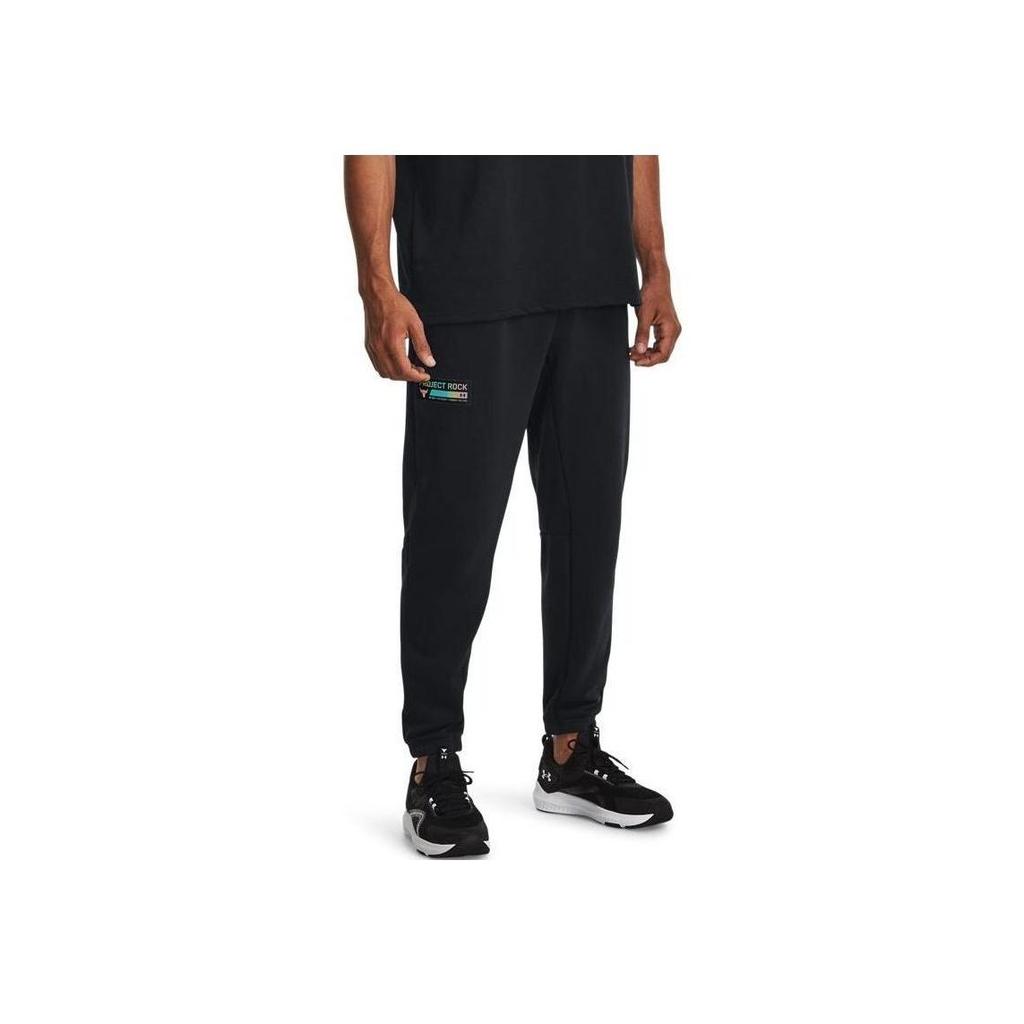 Under Armour Project Rock Knit Tapered Pants Men Black 1380158-001