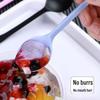 ZISIZ Individually Wrapped Disposable Plastic Dessert Spoons