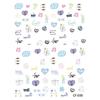 Cyansea Cute Cartoon Girl Nail Art Sun Heart Stickers