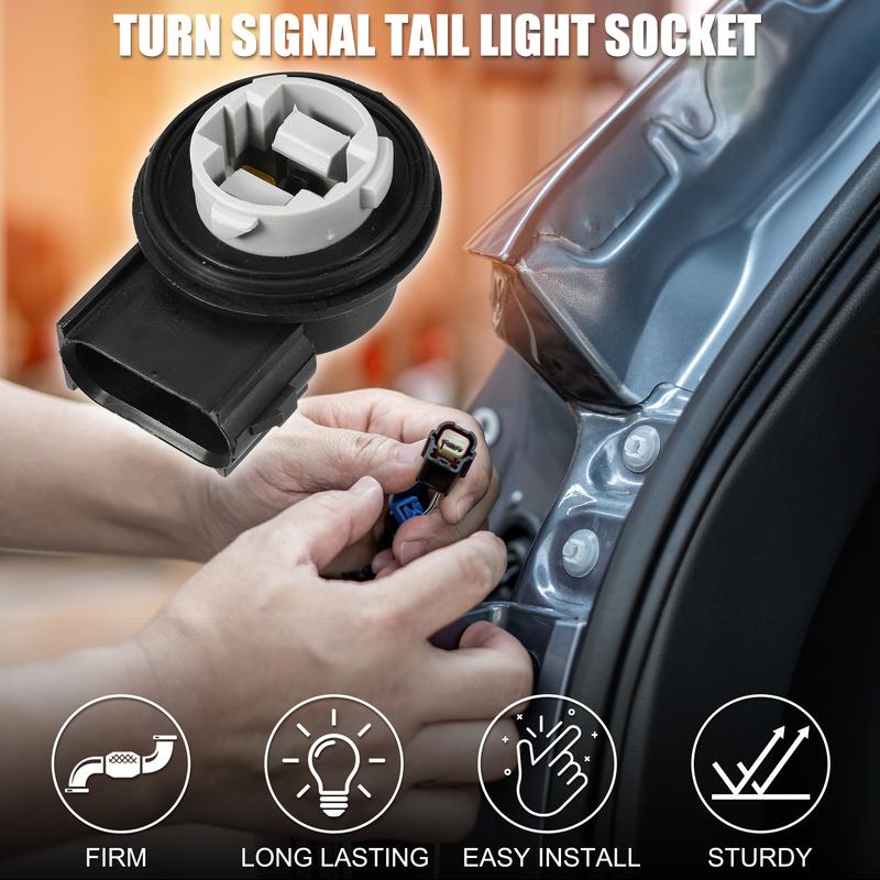 X Autohaux Turn Signal Tail Light Socket for Ford Focus 3 P Stable No.2U5Z13411BB | Lamp Blinker Holder Base
