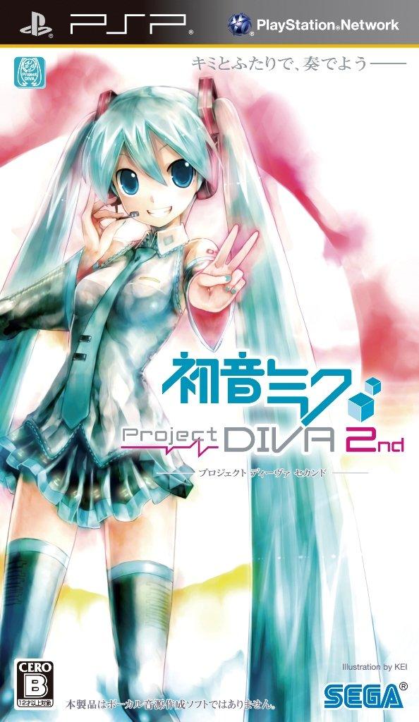 Hatsune Miku 2nd Bonus PSP -Project DIVA- (No Items) -