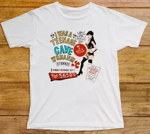 

The 5.6.7.8 s I Was A Teenage Cave Woman T Shirt 982 Music Garage Surf Punk Rock S