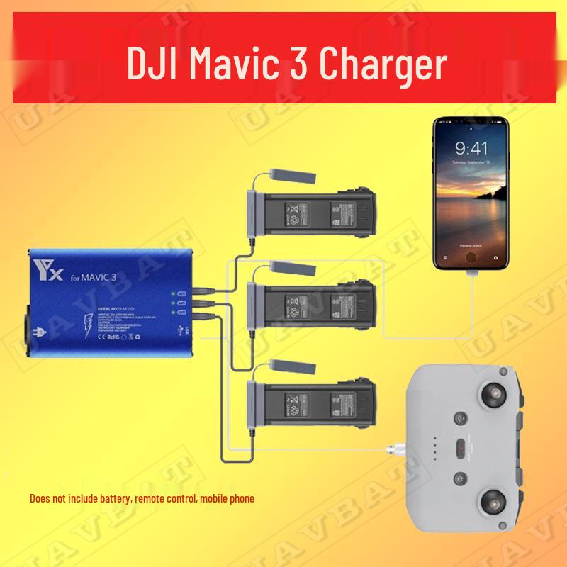 Yu Mavic 3 Pro Four-Way Parallel Charging Board for DJI Series Charger