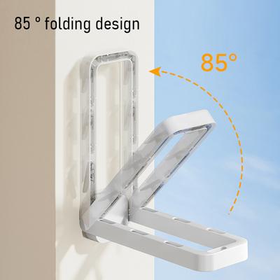 Tendedero Plegable con 6 Pinzas para Colgar en la Pared Ventosa Colgador de Calcetines Ahorro de Espacio Organizador de Ropa para Calcetines Ropa Interior Toallas