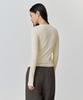 MUSINSA STANDARD WOMAN Women'S Sheer Slim Long Sleeve T-Shirt [Butter Cream]
