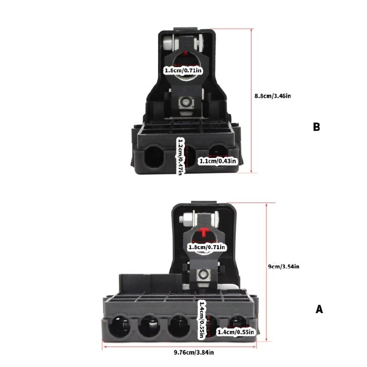 5 Slot 3 Slot Automotive Fuses Holder For Marine Car Electrical System Shockproof Plastic Housing Overcurrent Protection