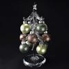 Four Cart Cute Handmade Glass Earth Color Tree