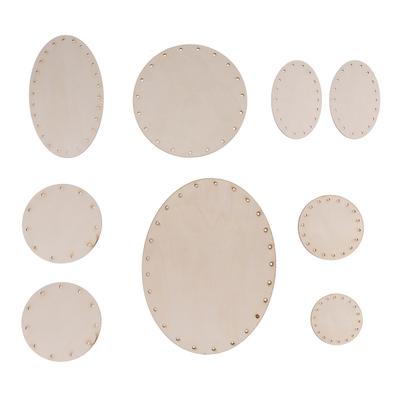 50pc Heart Wooden Slices With 50 Iron Loops Set For Birthday