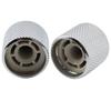 Musiclily Pro 18mm Steel Dome Knobs with Inch Indicator Dots for USA Electric Guitars/Basses, Chrome (Set of 2)