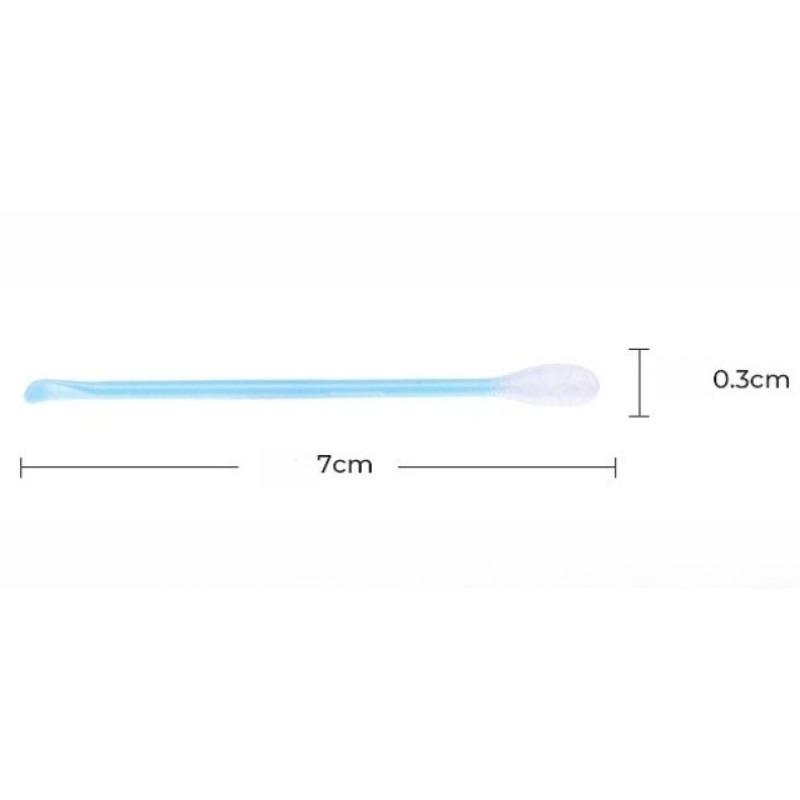 100Pcs Dual-Head 2-In-1 Cotton Swabs Ear Cleaning Make Up Remover Pads Soft Bristle Ear Scoops for Safe Ear Care Gifts