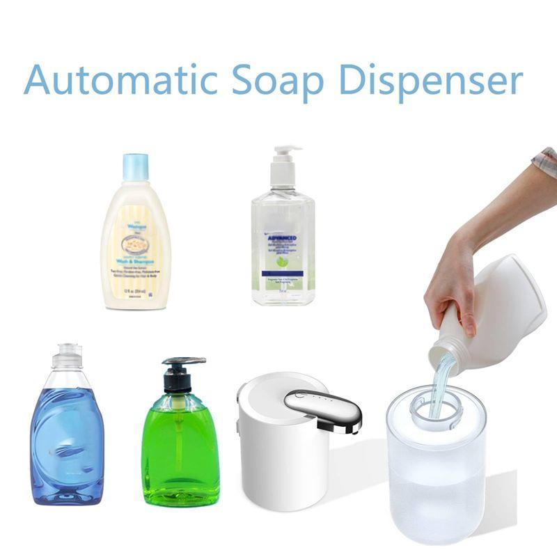 AEE4-Automatic Foaming Soap Dispenser-400Ml Touchless Soap Dispenser Adjustable Sensor Electric Hand Soap Dispenser
