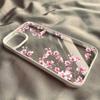 Cherry Blossom Transparent Phone Case For iPhone 17 Air 16 15 13 12 11 Pro Max Pro Plus Protective Antii-Scratch Funda Cover
