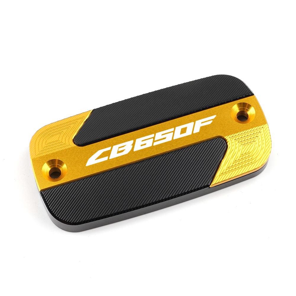 

Для HONDA CB 650F CB650F CBR650F 2014- CBR 650 F мотоцикла с ЧПУ алюминиевый передний тормозной бачок крышка бака для жидкости масляная чашка золотой