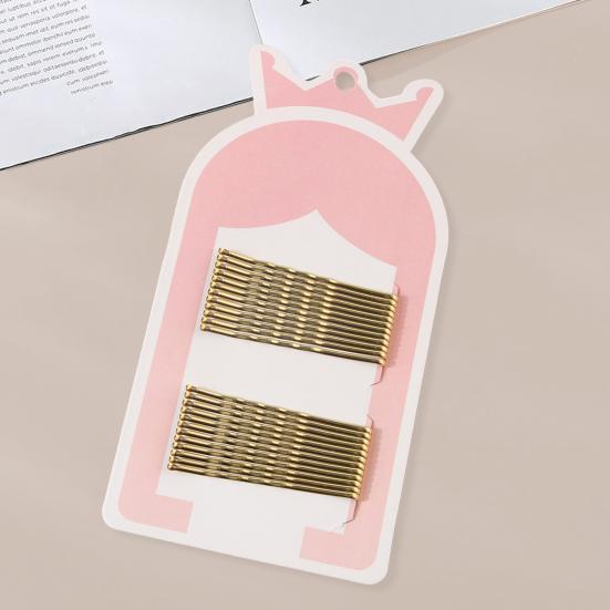 24Pcs Women Hairpins Metal Daily Use One-Word Hair Clips Fine Workmanship Daily Dating Party Fixing Secure Grip Hairpins