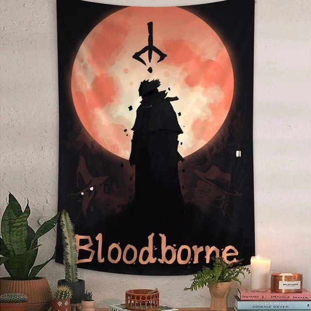 Bloodborne Hunter Character Tapestry 75x100